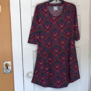 VFish swing dress with pockets. Size S.